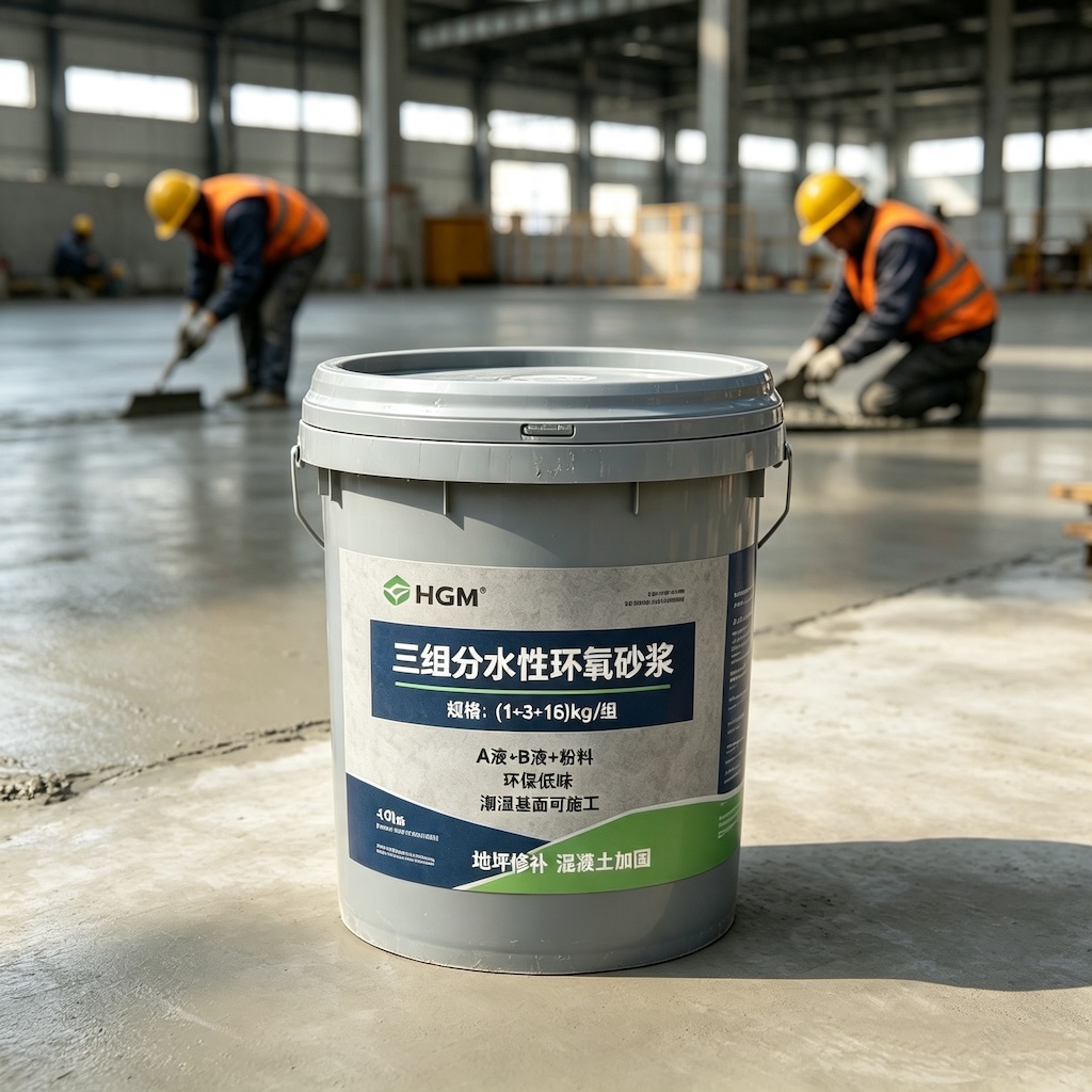 路南三组份水性环氧砂浆